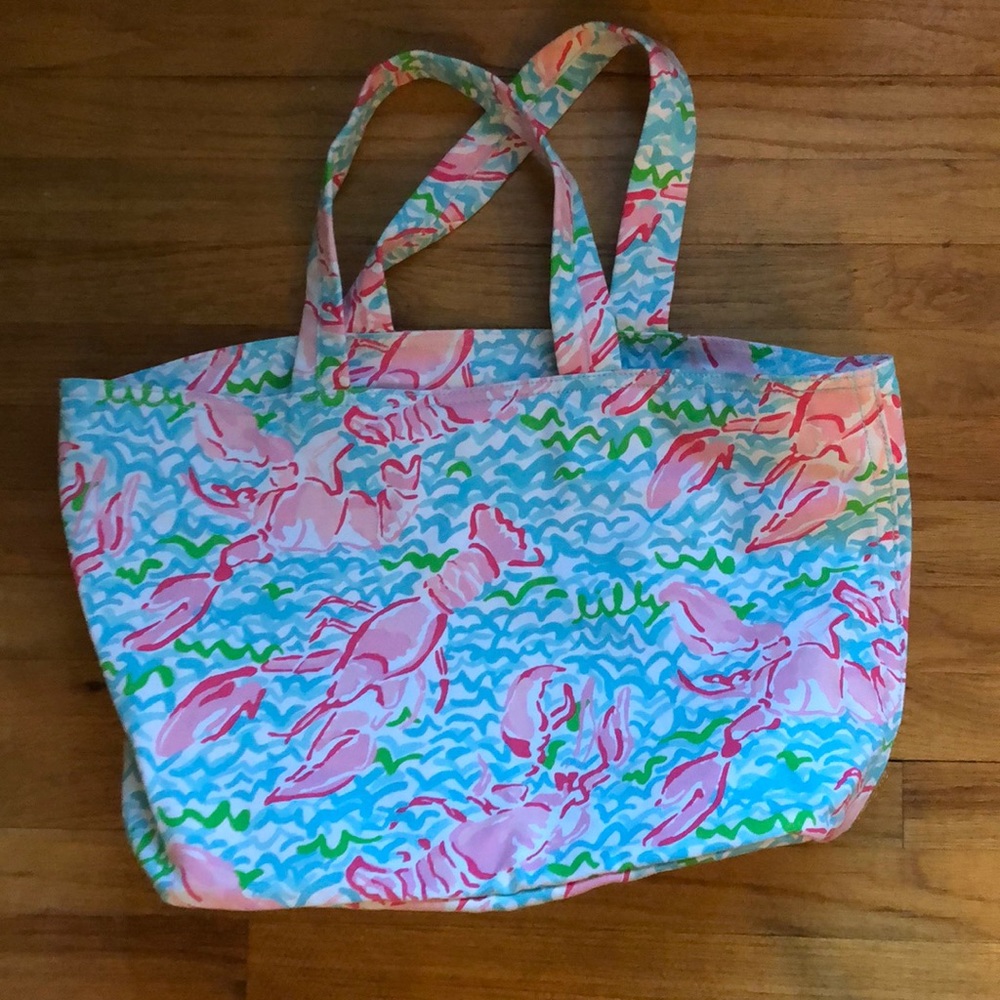 Lilly Pulitzer palm beach tote. NWT